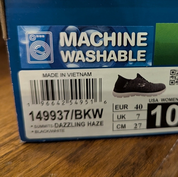 Skechers Air Cooled Memory Foam Slip-Ins – Women’s Size 10 – Black & Gray - Picture 9 of 13